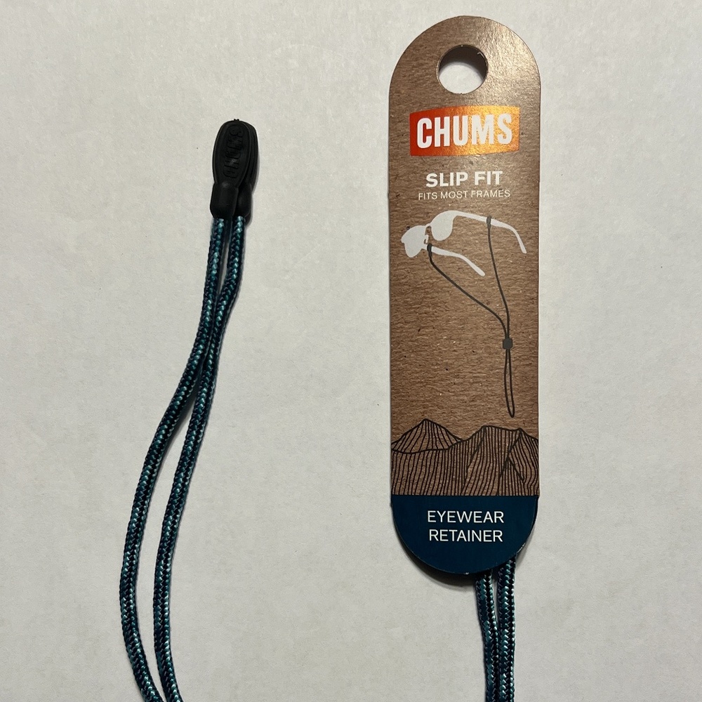 Chums Slip Fit Rope Eyewear Retainer - Green / Light Aqua